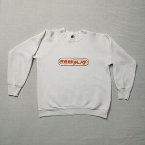 Vintage WORDPLAY 80s Game Show Crewneck Size Large Made In USA